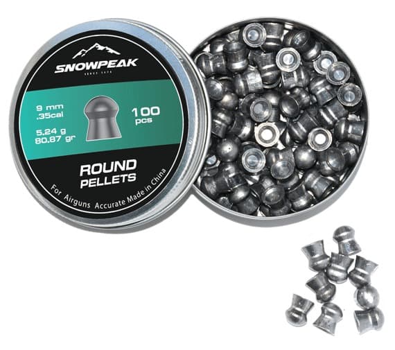 Snowpeak Round Pellet 9mm