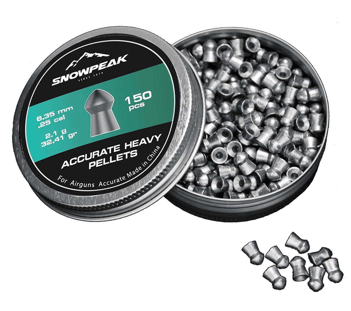 Snowpeak Accurate Round Pellet 6.35mm