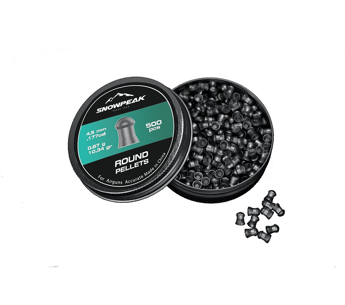 Snowpeak Round Heavy Pellet 4.5mm