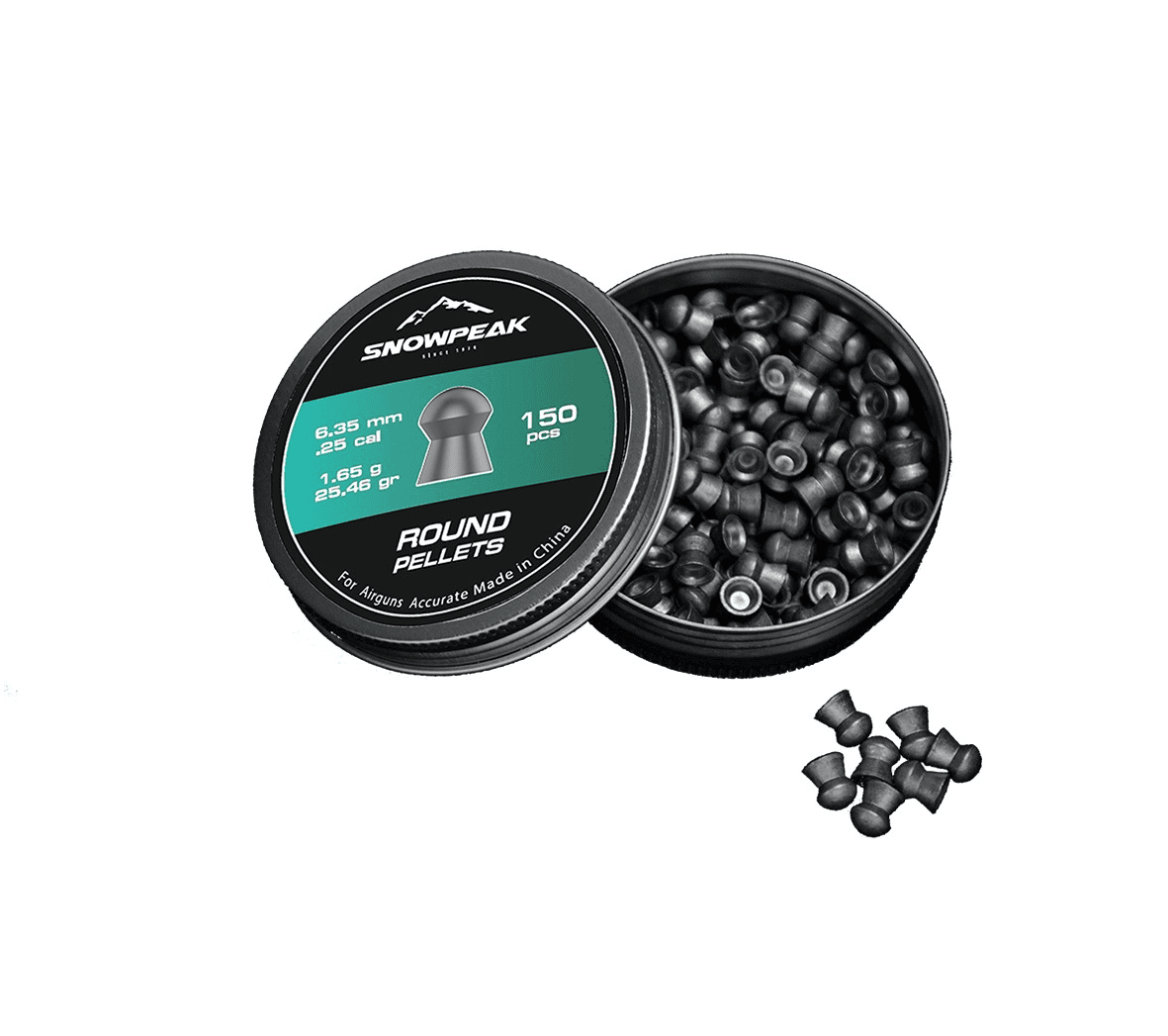 Snowpeak Round Pellet 6.35mm