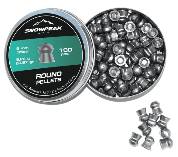Snowpeak Round Pellet 9mm